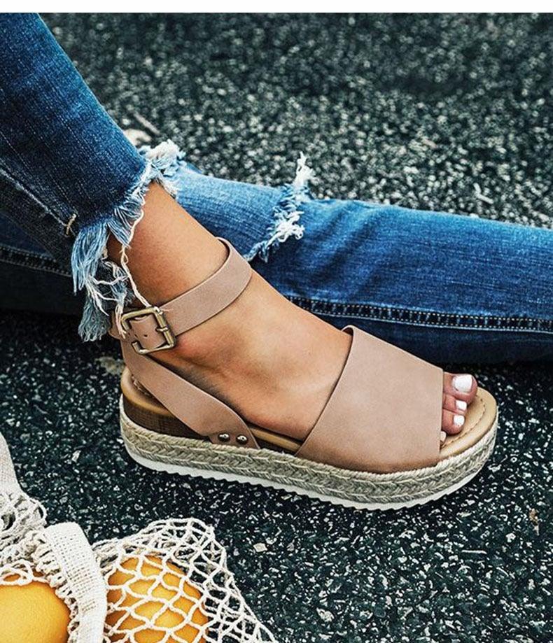Varcy Women Wedge Sandals - The Trendy