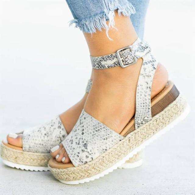 Varcy Women Wedge Sandals - The Trendy