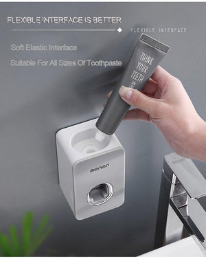 Nordic Inspired Automatic Toothpaste Dispenser - The Trendy