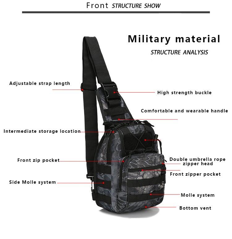 Tactical Style Shoulder Bag - The Trendy